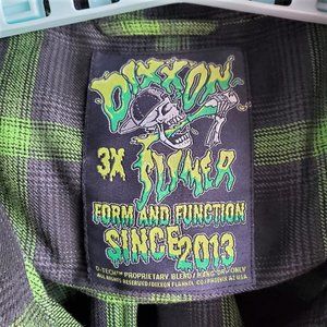 DIXXON | Shirts | Dixxon Flannel Slimer Mens Flannel Shirt 3xl Xxxl
